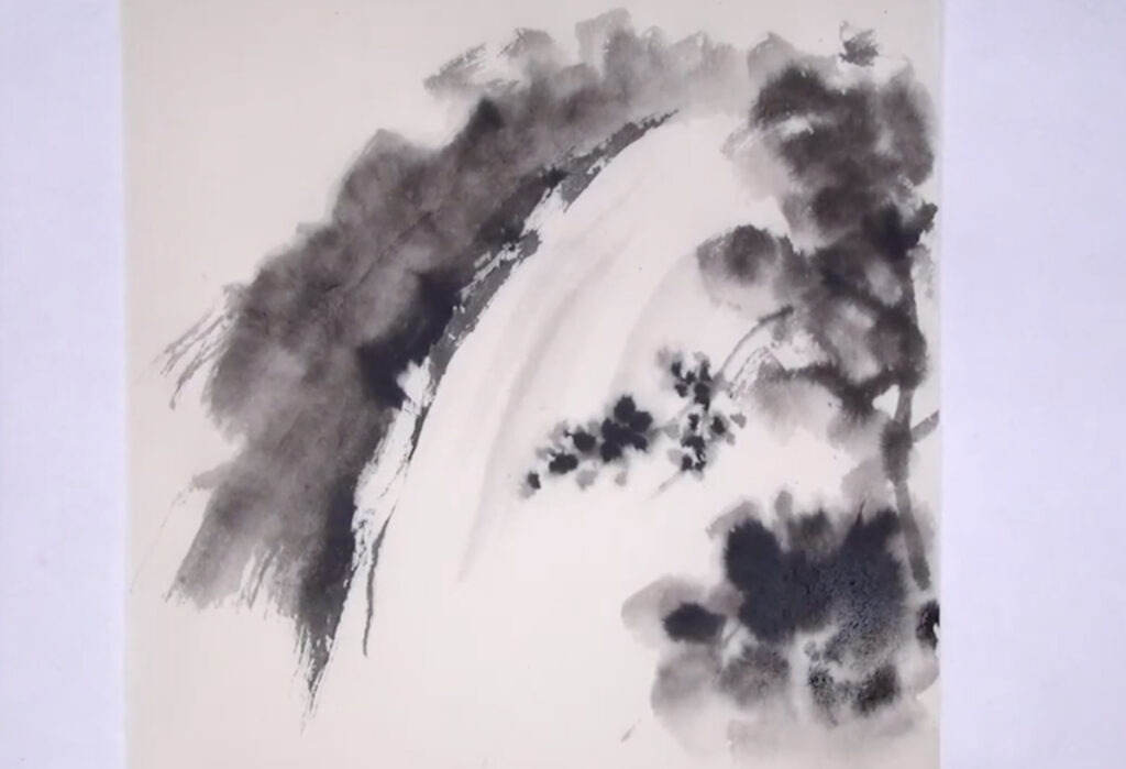書と水墨画 学びたい – 水墨画 描き方 図工 – 書道と水墨画の真髄をイスラエルで説く石井和男師匠 – WCYPQ