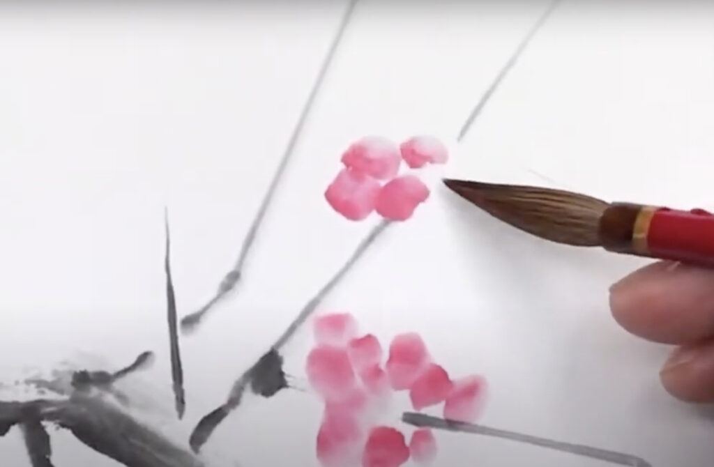 水墨画初心者必見【梅の描き方】6つの型を使った簡単な方法を解説！ - BeBeの水墨画アート｜べべ・ロッカ公式ウェブサイト