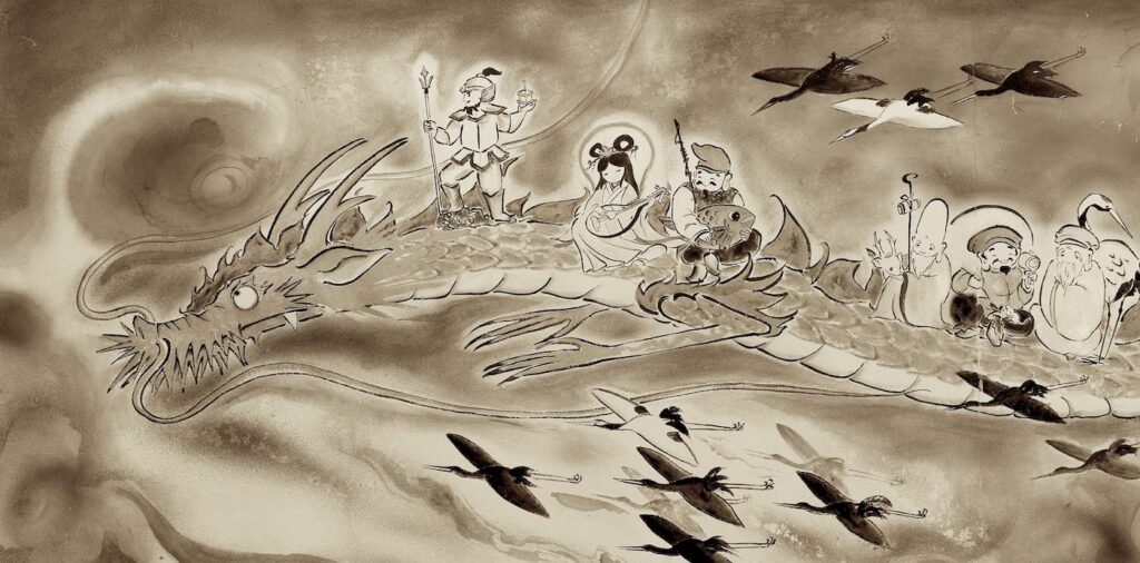 水墨画の龍の描き方【保存版】初心者にもわかりやすく図解で簡単解説 